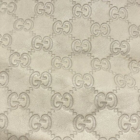 GUCCI Indie 177139 Gray Beige Leather - Tote Bag - Picture 9 of 16